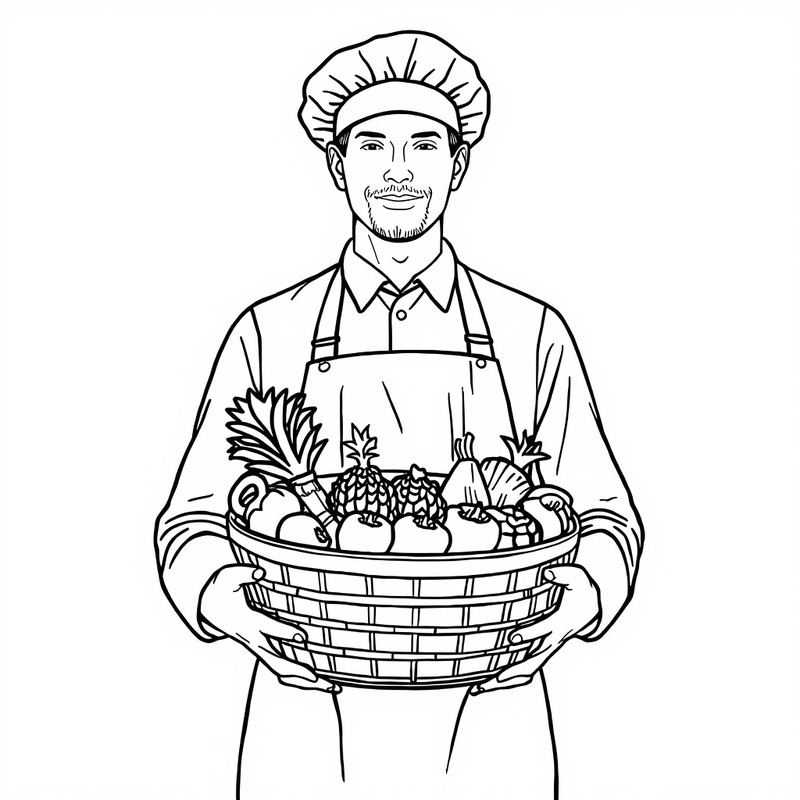Food & Farming coloring pages