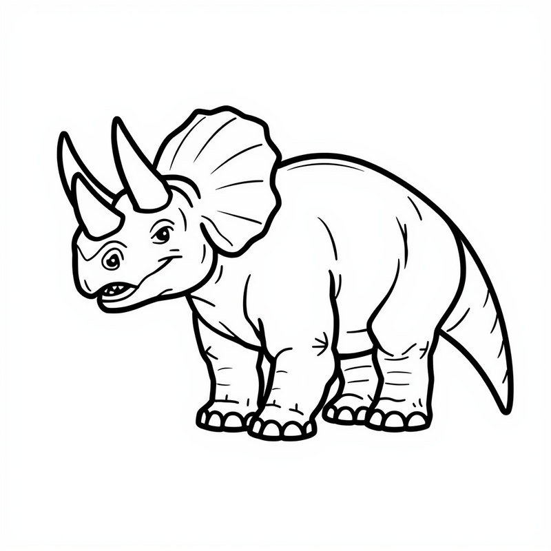 Ceratopsians coloring pages