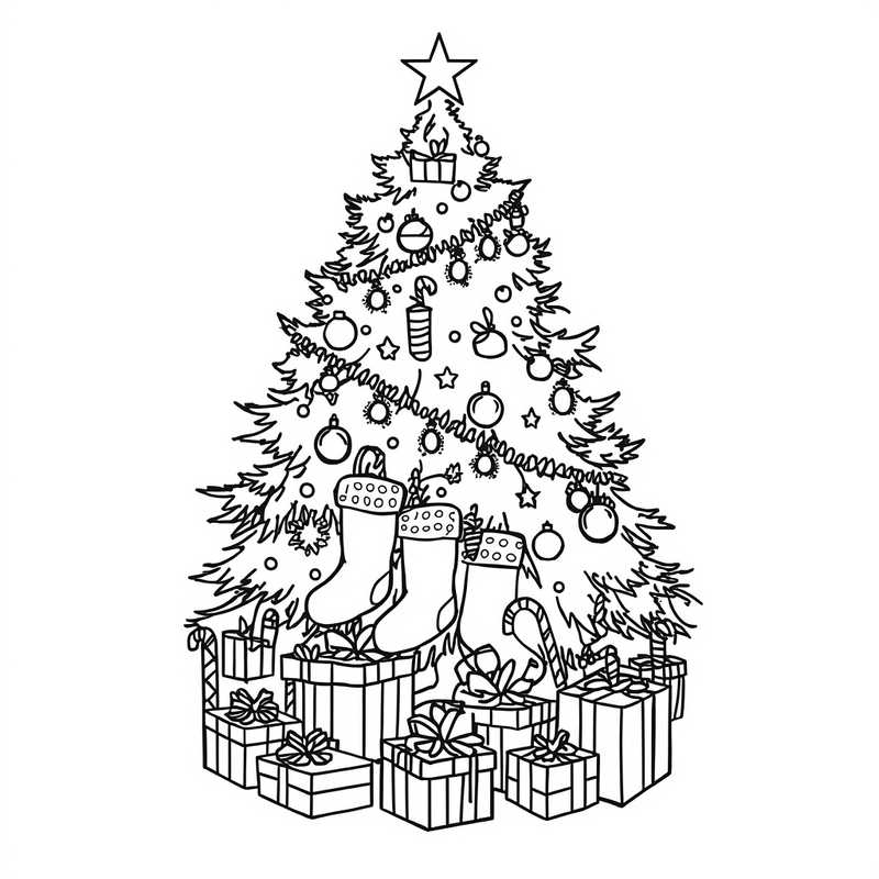 Christmas 6 - free printable coloring page