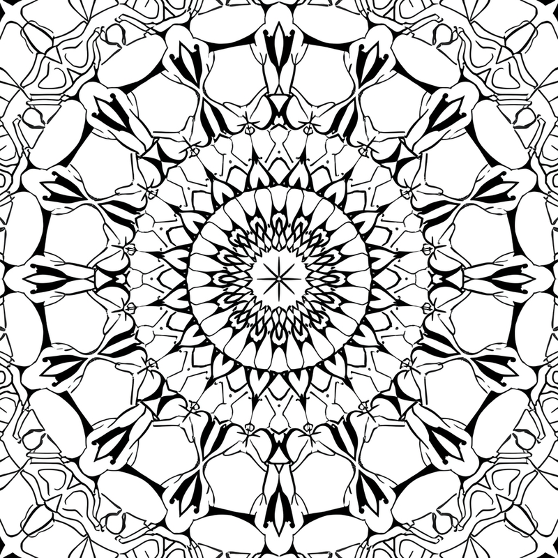 Geometric 1 - free printable coloring page