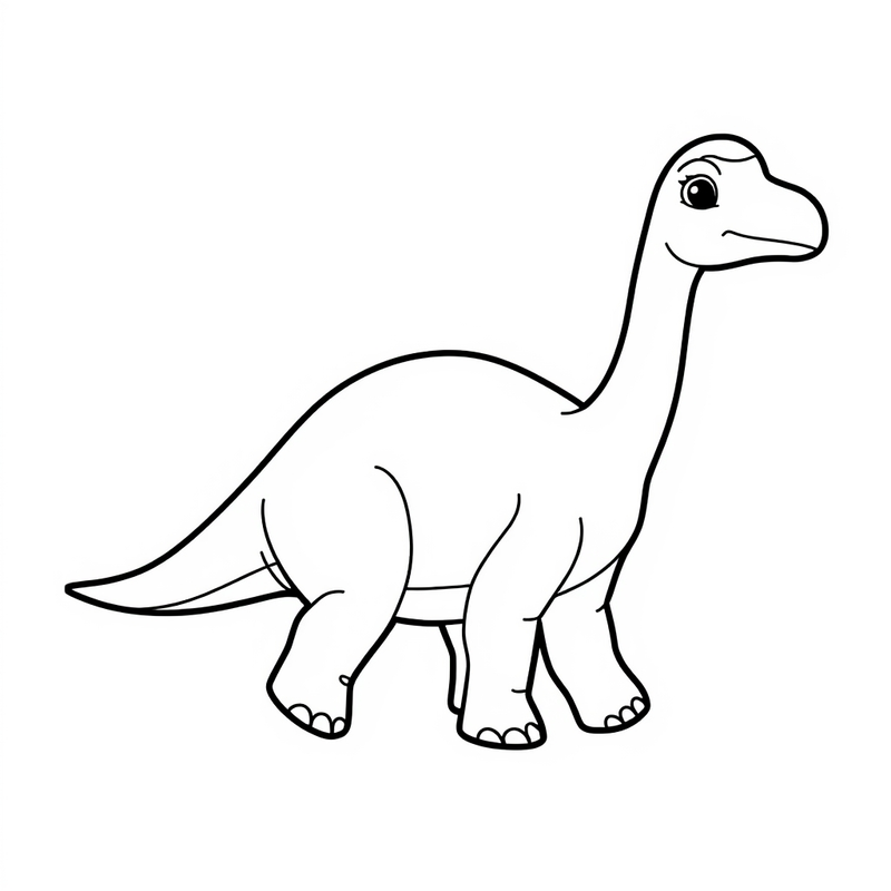 Hadrosaurus 2 - free printable coloring page