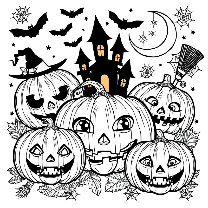 Halloween 2 - free printable coloring page