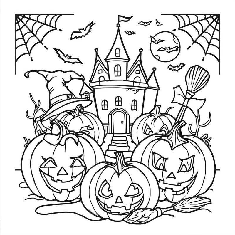 Halloween 7 - free printable coloring page