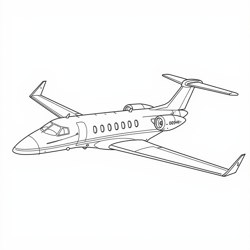 Jet 4 - free printable coloring page