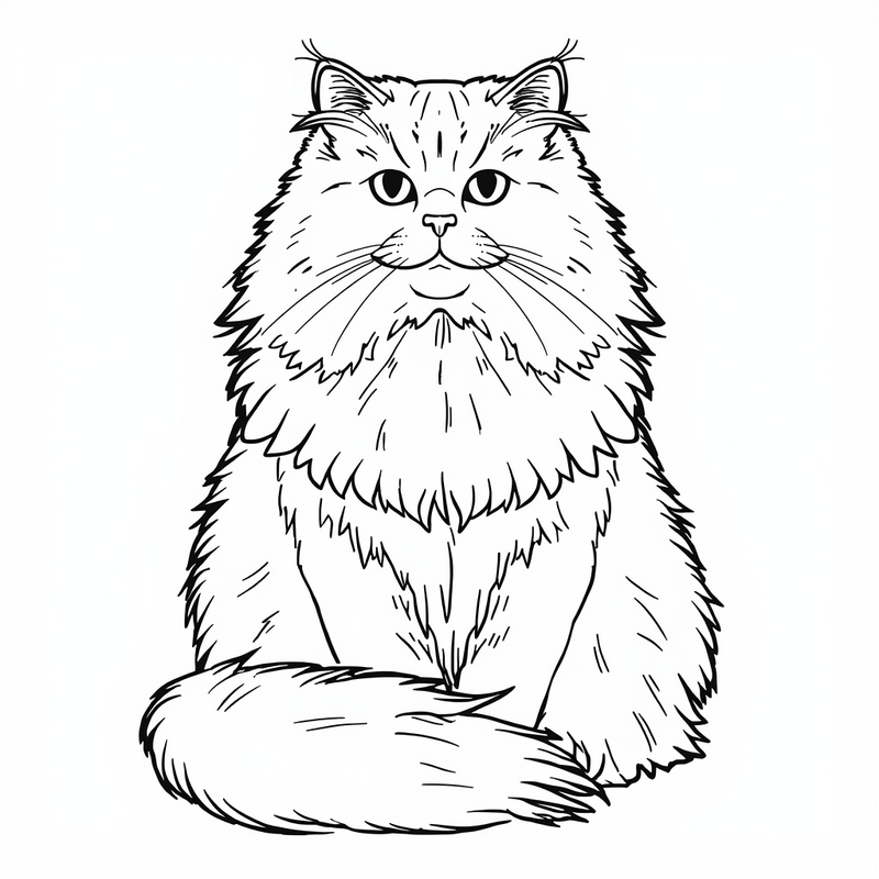 Persian 4 - free printable coloring page