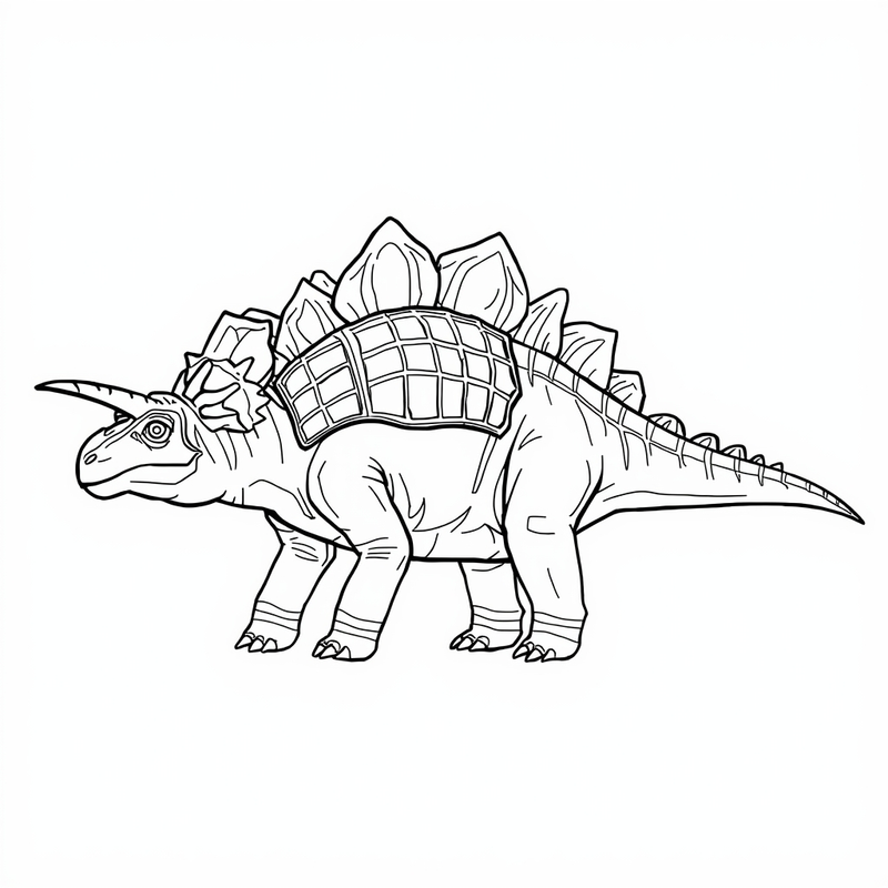 Prehistoric 6 - free printable coloring page