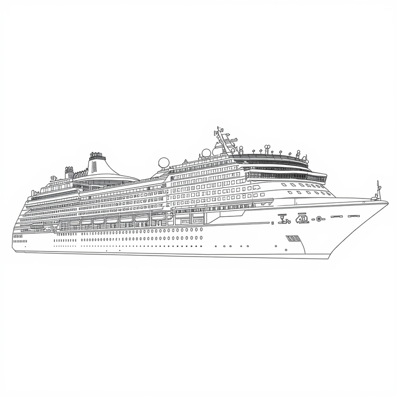 Ship 4 - free printable coloring page