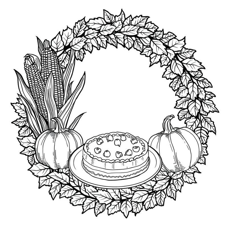 Thanksgiving coloring pages